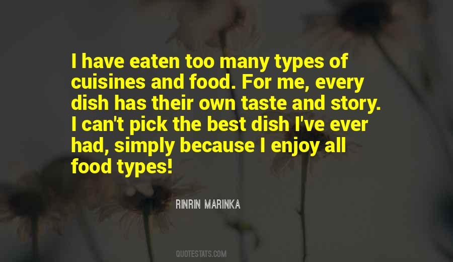 Food Story Quotes #794016