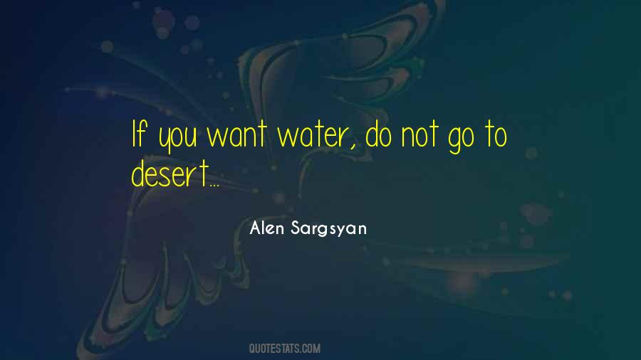 Desert Water Quotes #423861