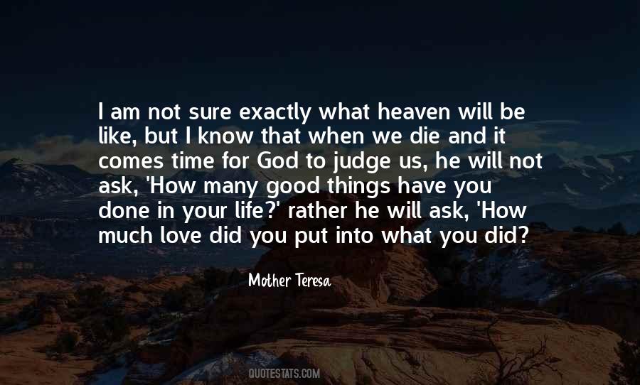 Heaven Life Quotes #1124483
