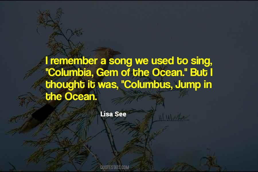 Jump In The Ocean Quotes #1300090