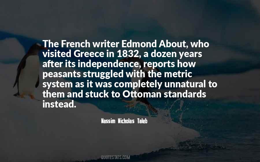 Quotes About The Metric System #1171016
