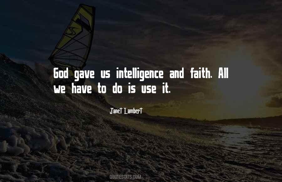 Confidence And Faith Quotes #112032