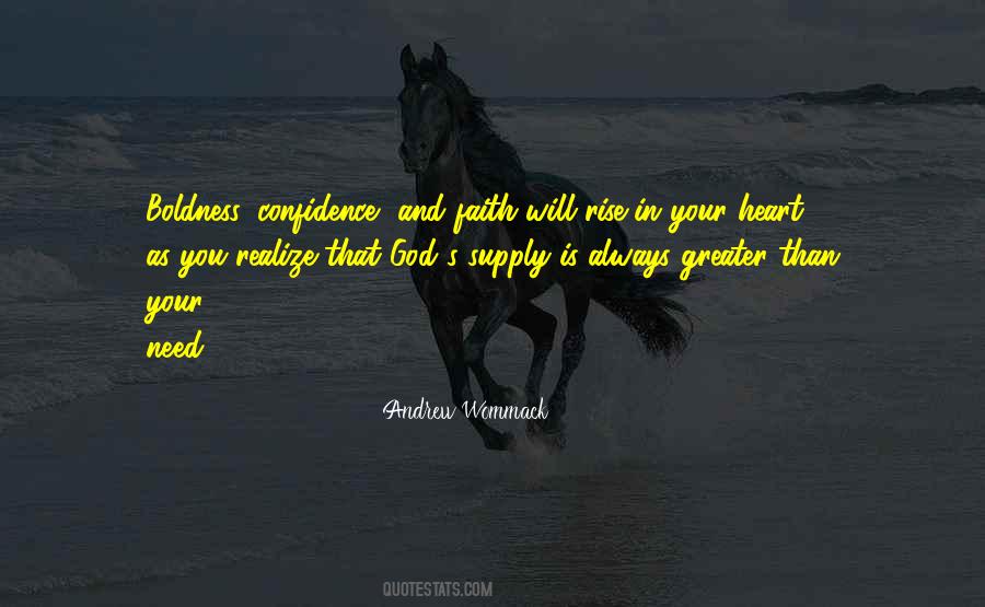 Confidence And Faith Quotes #1491605