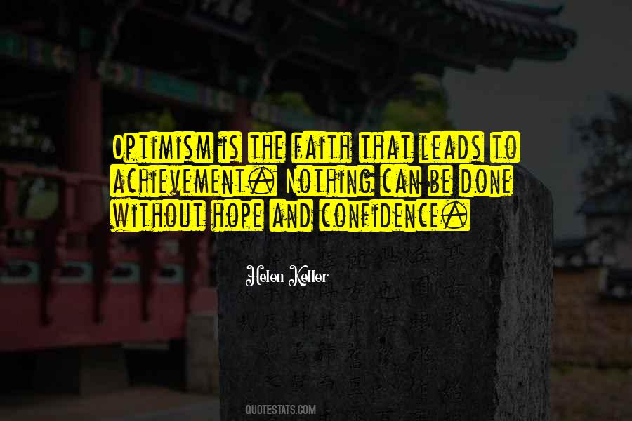 Confidence And Faith Quotes #492837