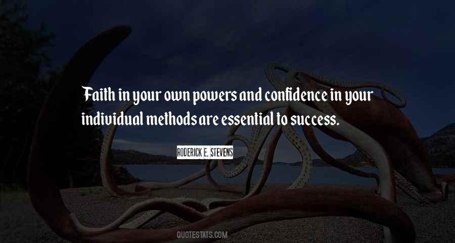 Confidence And Faith Quotes #724658