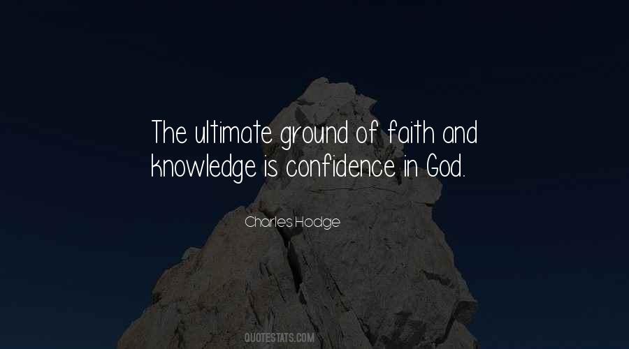 Confidence And Faith Quotes #989912