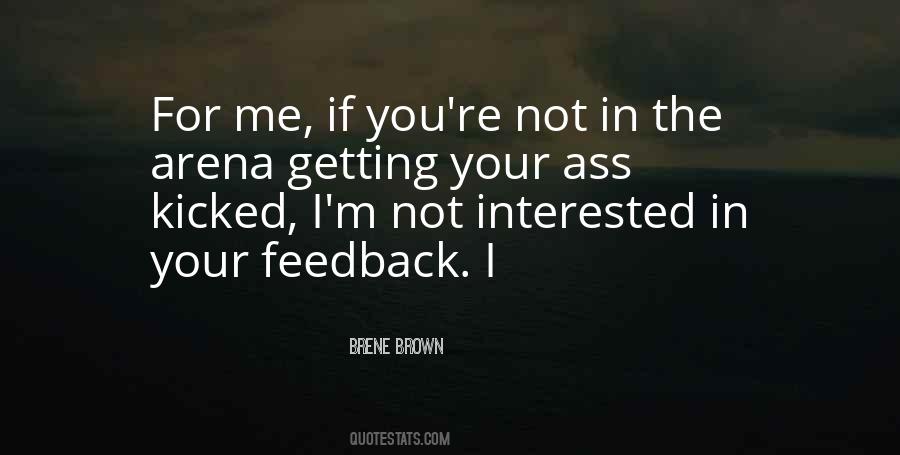 Quotes About Getting Feedback #1611377