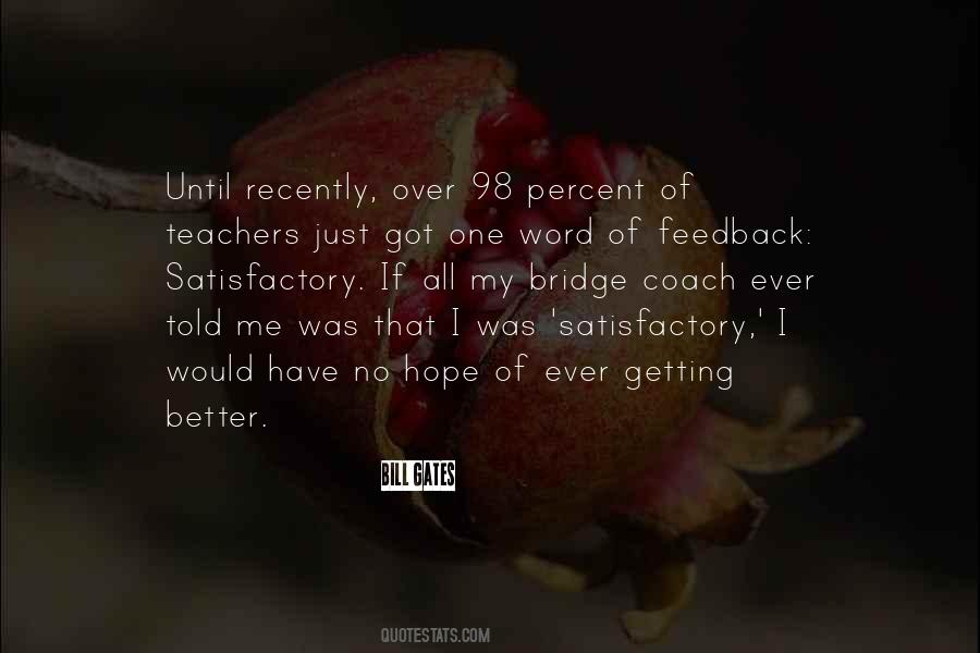 Quotes About Getting Feedback #1795475