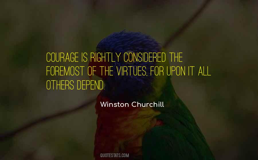 Courage Virtue Quotes #1201801