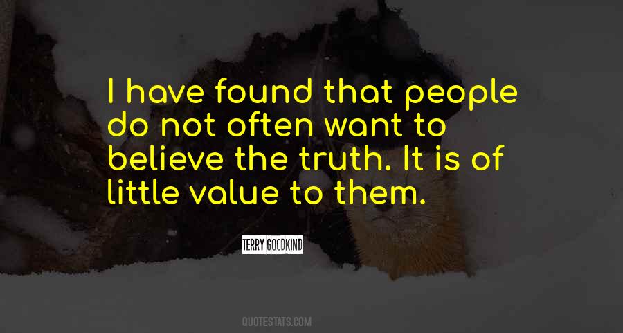 Quotes About The Value Of Truth #1285816