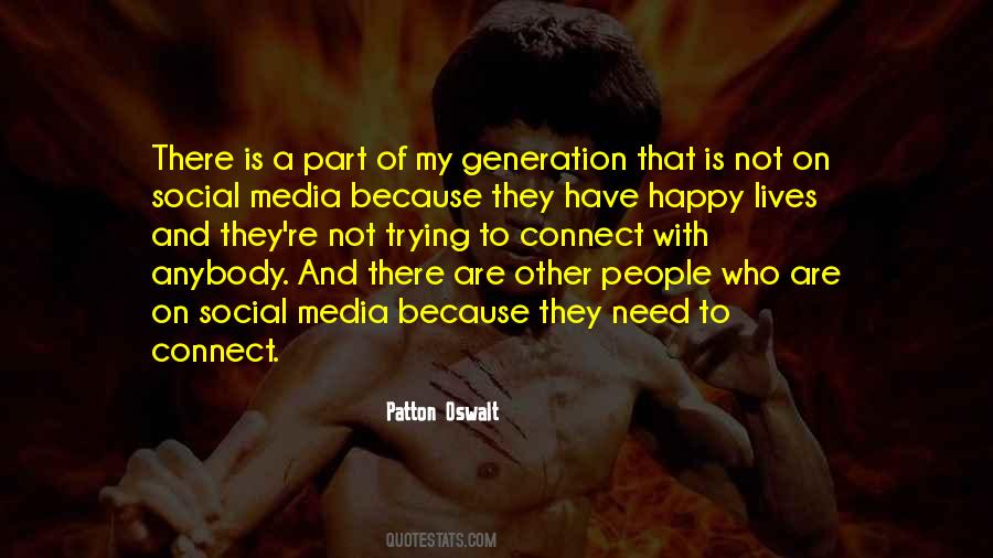 Not On Social Media Quotes #1043390