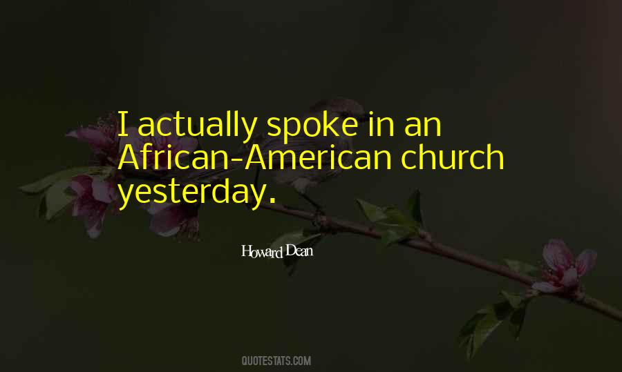 African American Church Quotes #1470132