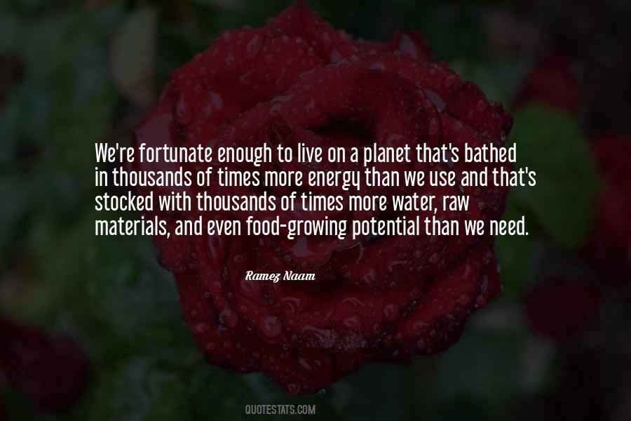 Water And Energy Quotes #1213448
