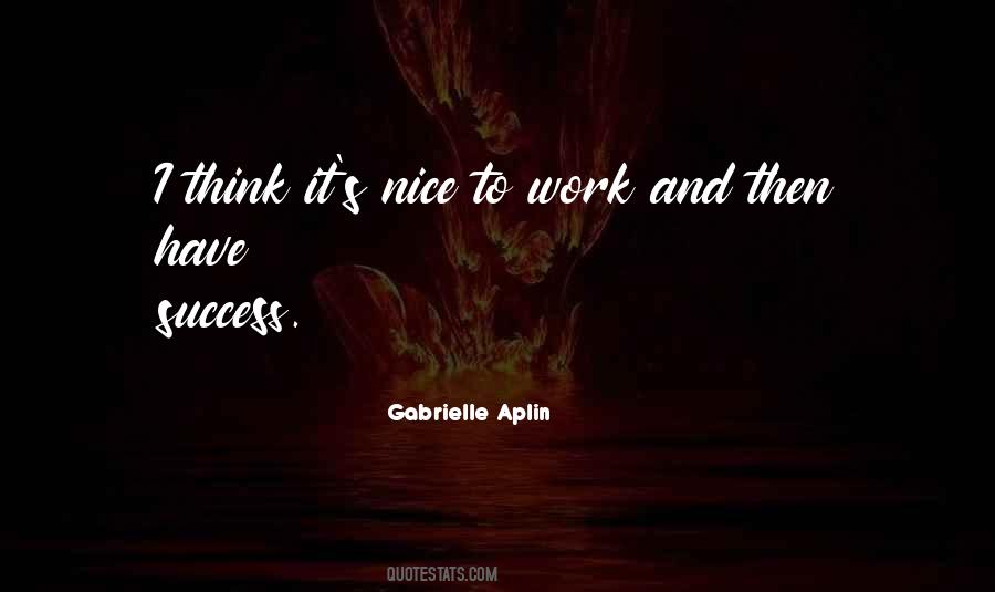 Nice Success Quotes #1641902