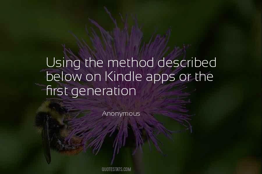 Quotes About The Method #1794359