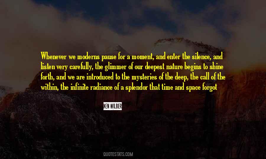The Silence Of Nature Quotes #397678