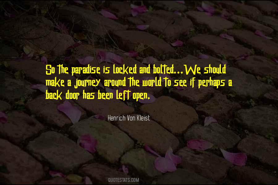 The Door Locked Quotes #110149