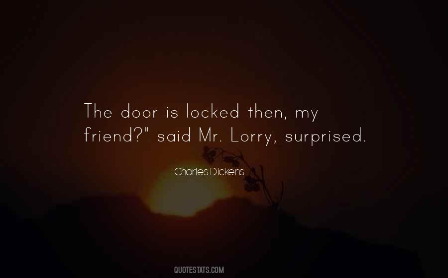 The Door Locked Quotes #1131802