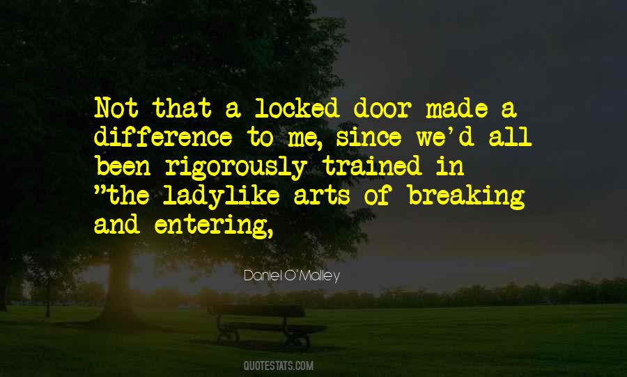 The Door Locked Quotes #659163