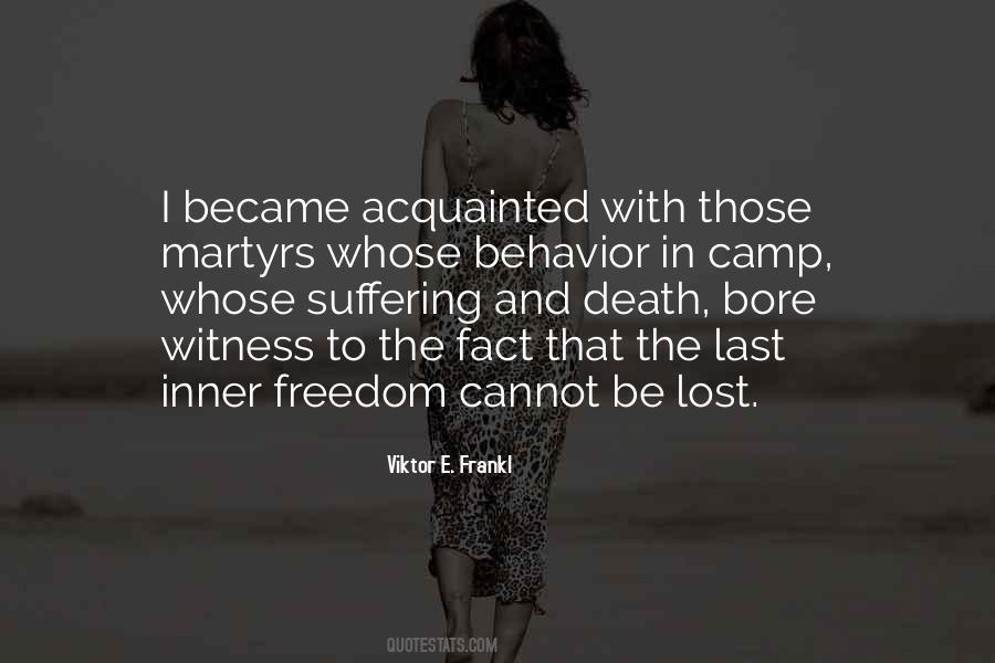 Lost Freedom Quotes #1188034