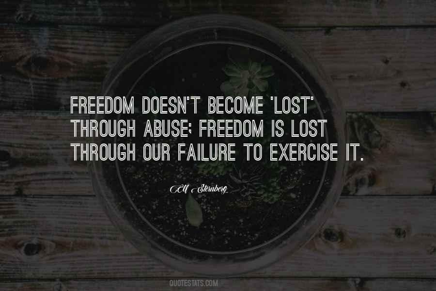 Lost Freedom Quotes #1431282