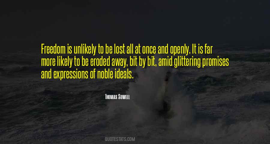 Lost Freedom Quotes #1431437