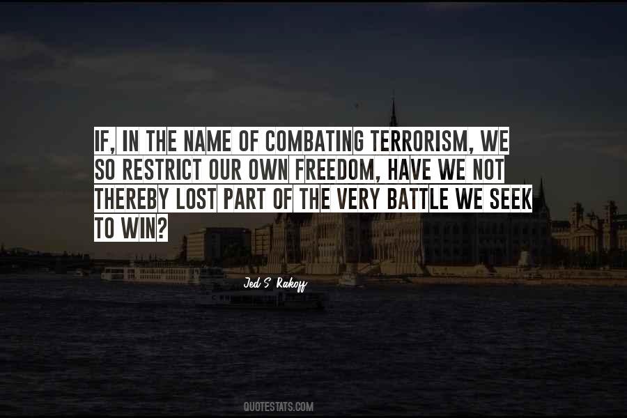 Lost Freedom Quotes #1829270