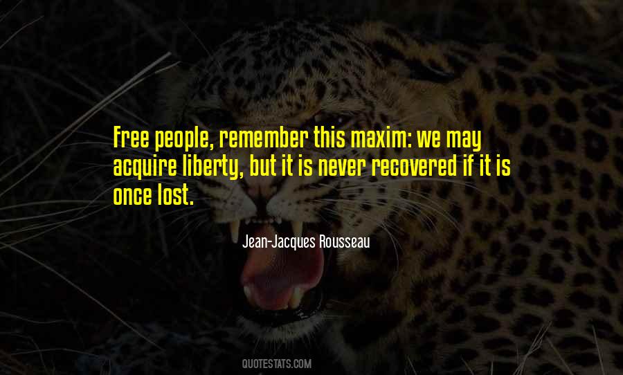 Lost Freedom Quotes #580787