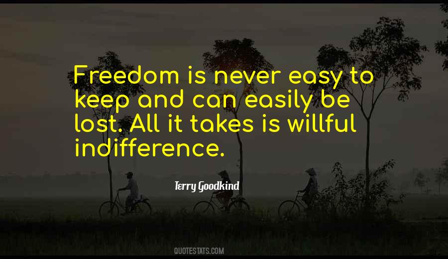 Lost Freedom Quotes #720011