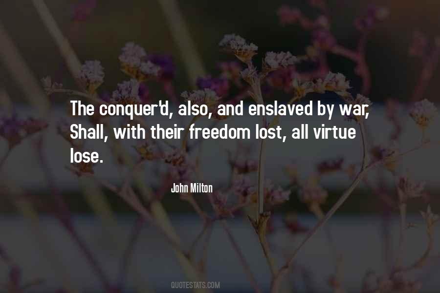 Lost Freedom Quotes #852630