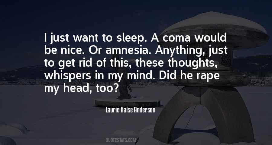 Sleep Thoughts Quotes #1349457