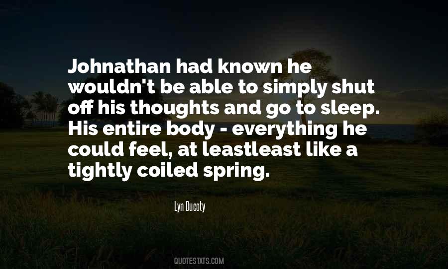 Sleep Thoughts Quotes #1393469