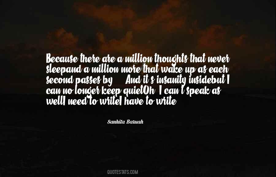 Sleep Thoughts Quotes #1513619