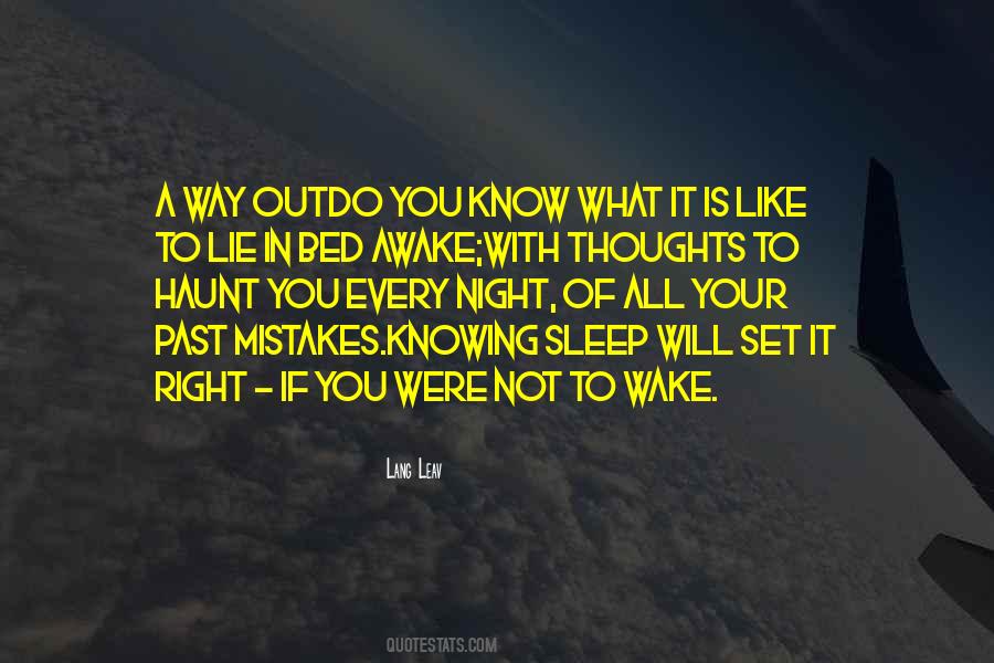 Sleep Thoughts Quotes #1537358