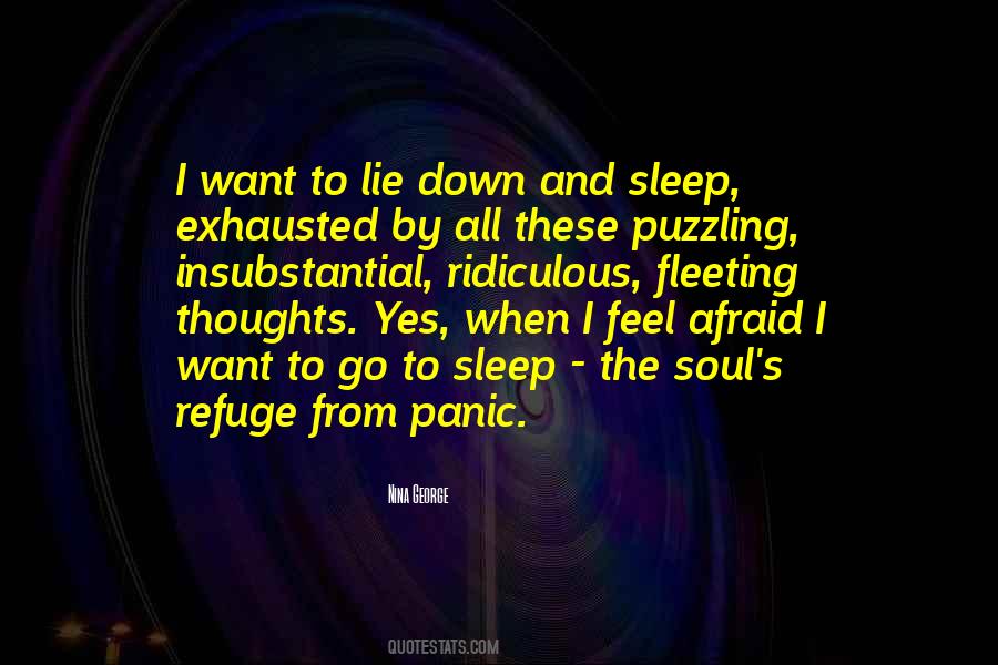 Sleep Thoughts Quotes #650976