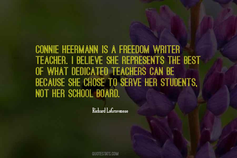 Dedicated Teacher Quotes #1044317