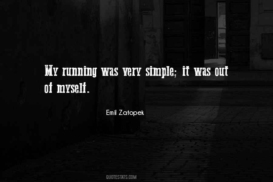 Simple Running Quotes #980108