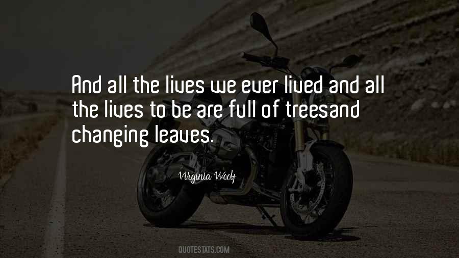 Quotes About Life And Leaves #1196666