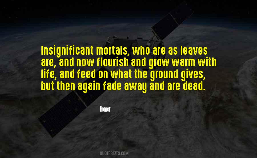 Quotes About Life And Leaves #894815