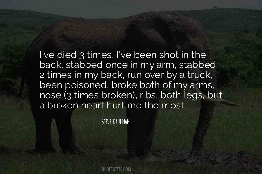 Heart Broken Many Times Quotes #1136744