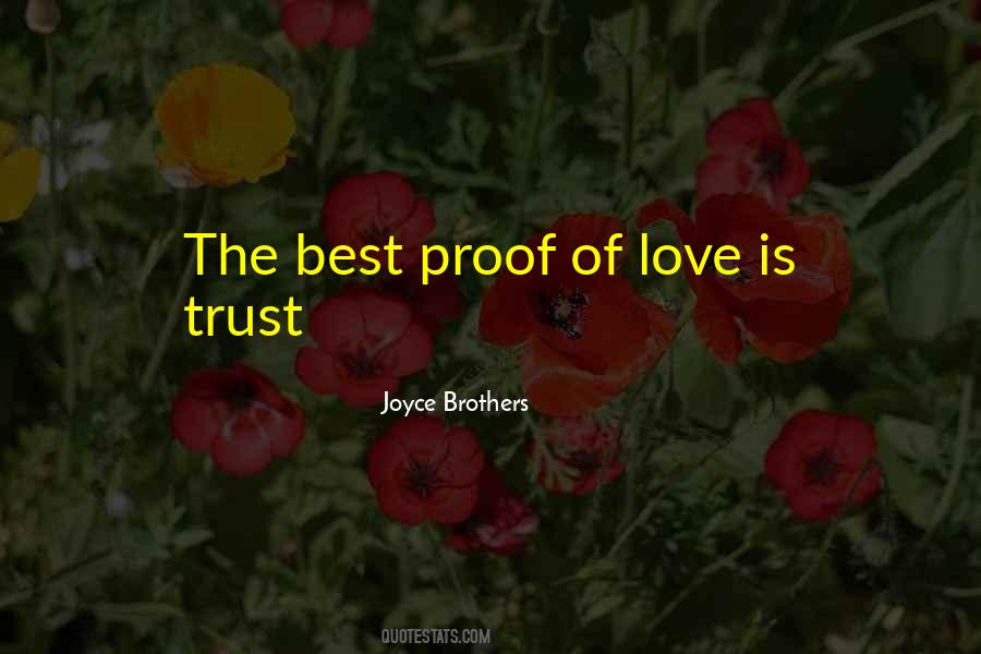 Love Is Trust Quotes #1702688