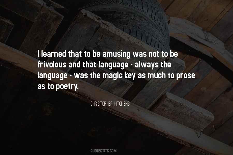 Magic Poetry Quotes #1433297