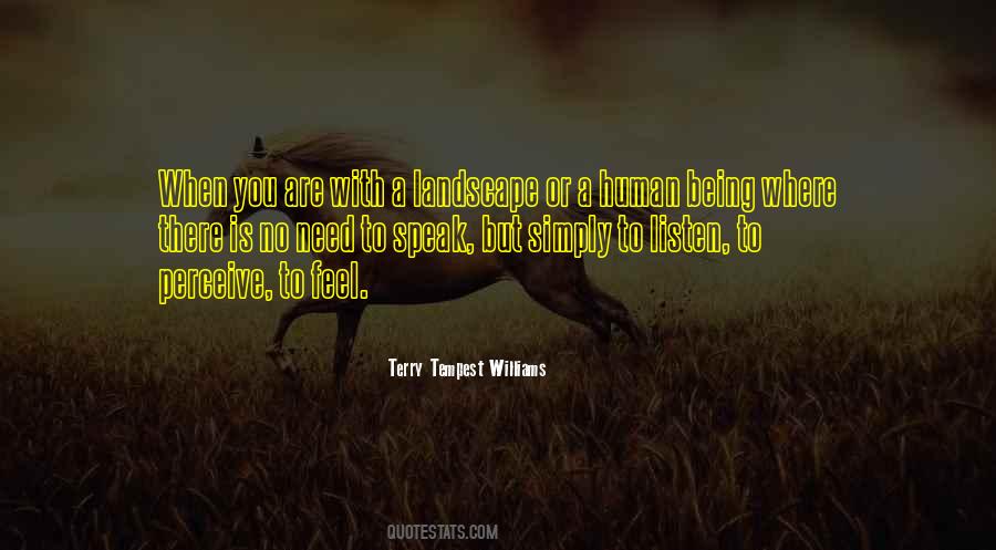 No Need To Speak Quotes #1107237
