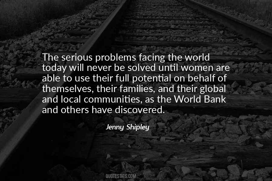 Problems Are Solved Quotes #1723994