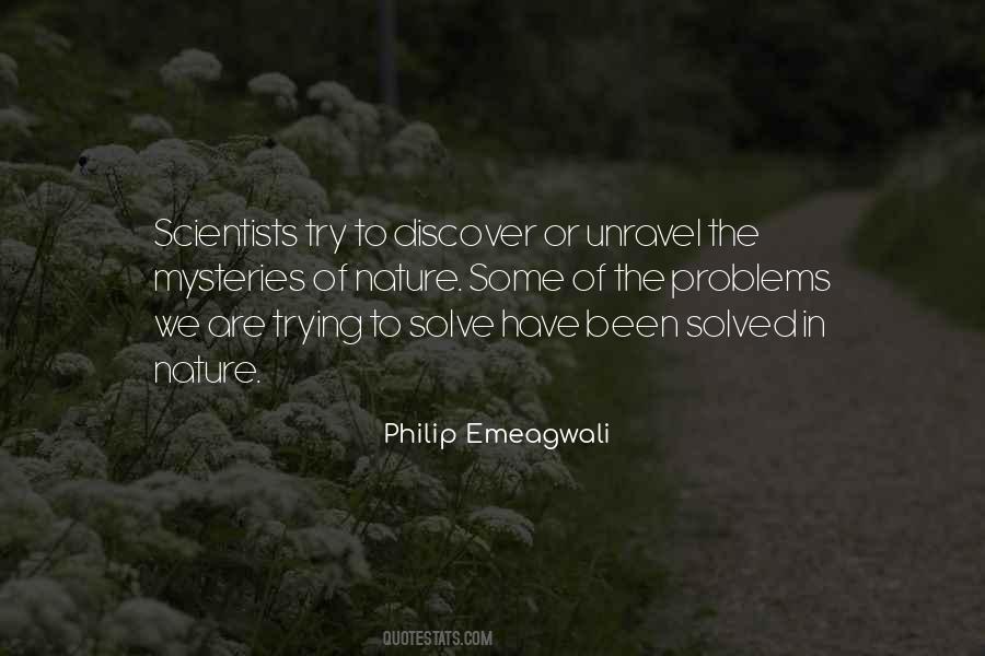 Problems Are Solved Quotes #440396