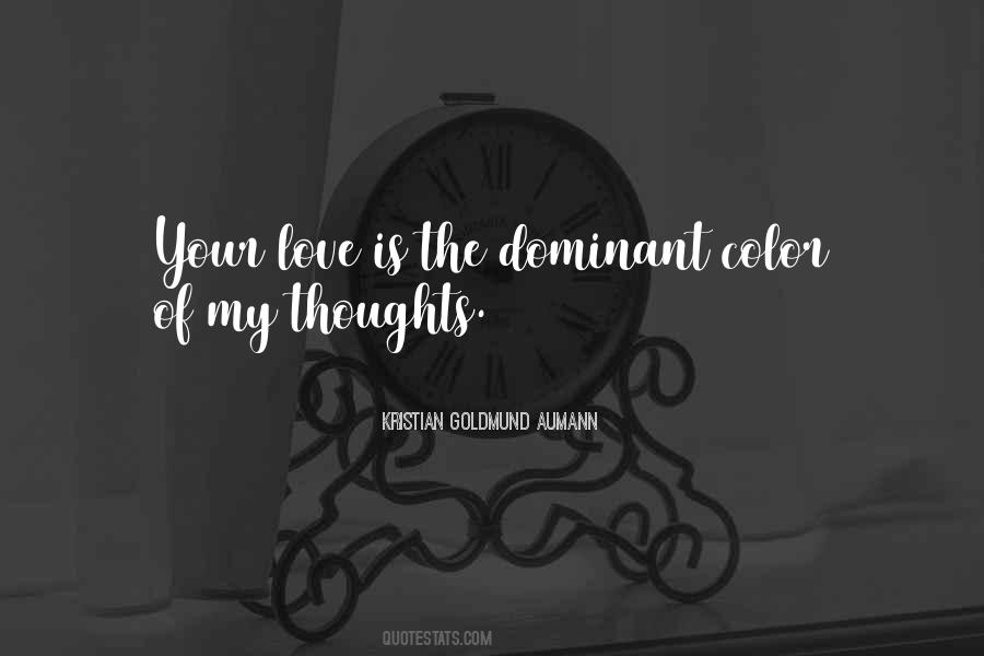 Color Of Love Quotes #188569