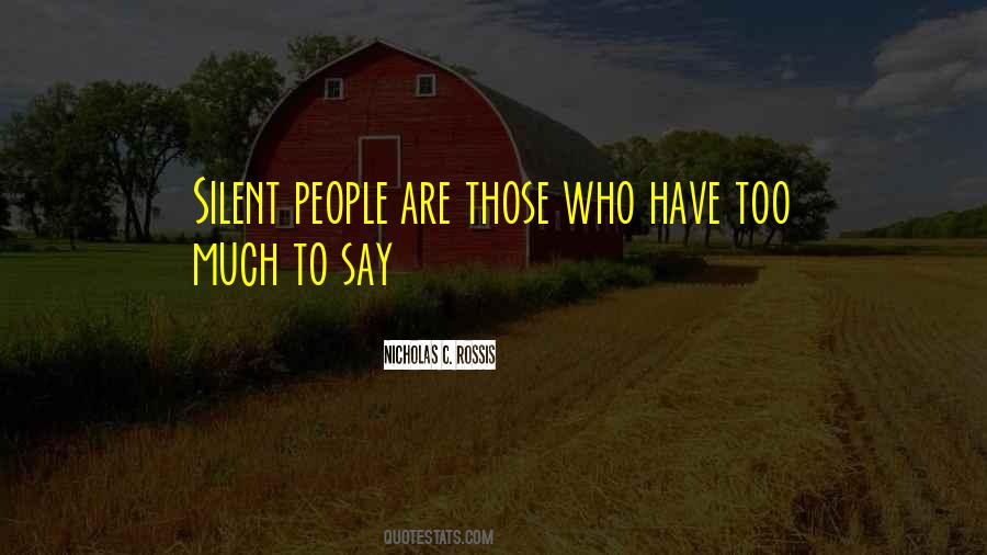 Lonely Silence Quotes #219827