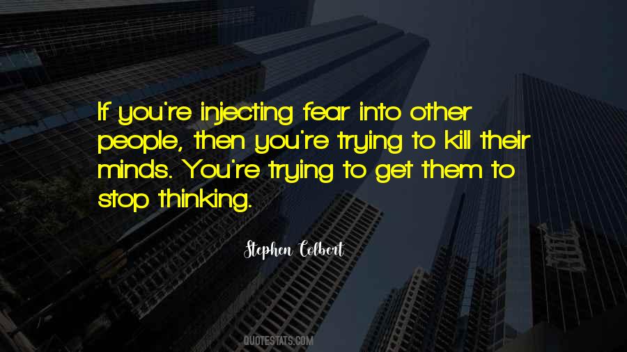 Fear In Our Minds Quotes #1716587