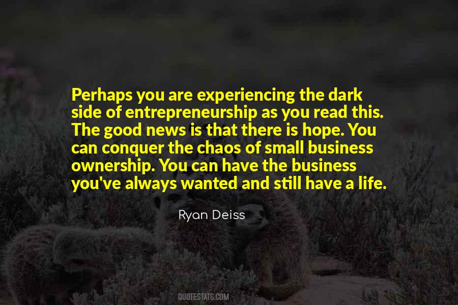 Business Entrepreneurship Quotes #727499