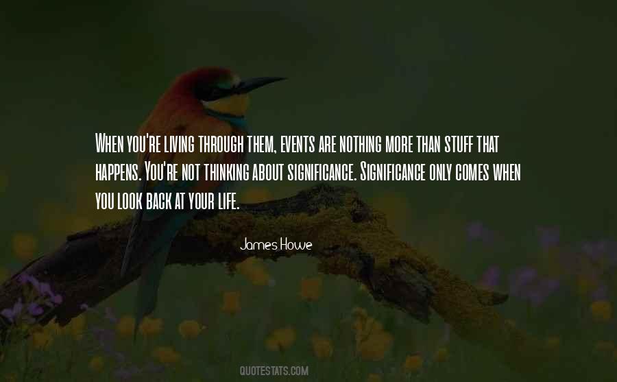 Look Back At Them Quotes #1554228